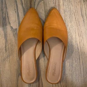 Madewell Remi Brown Leather Mules